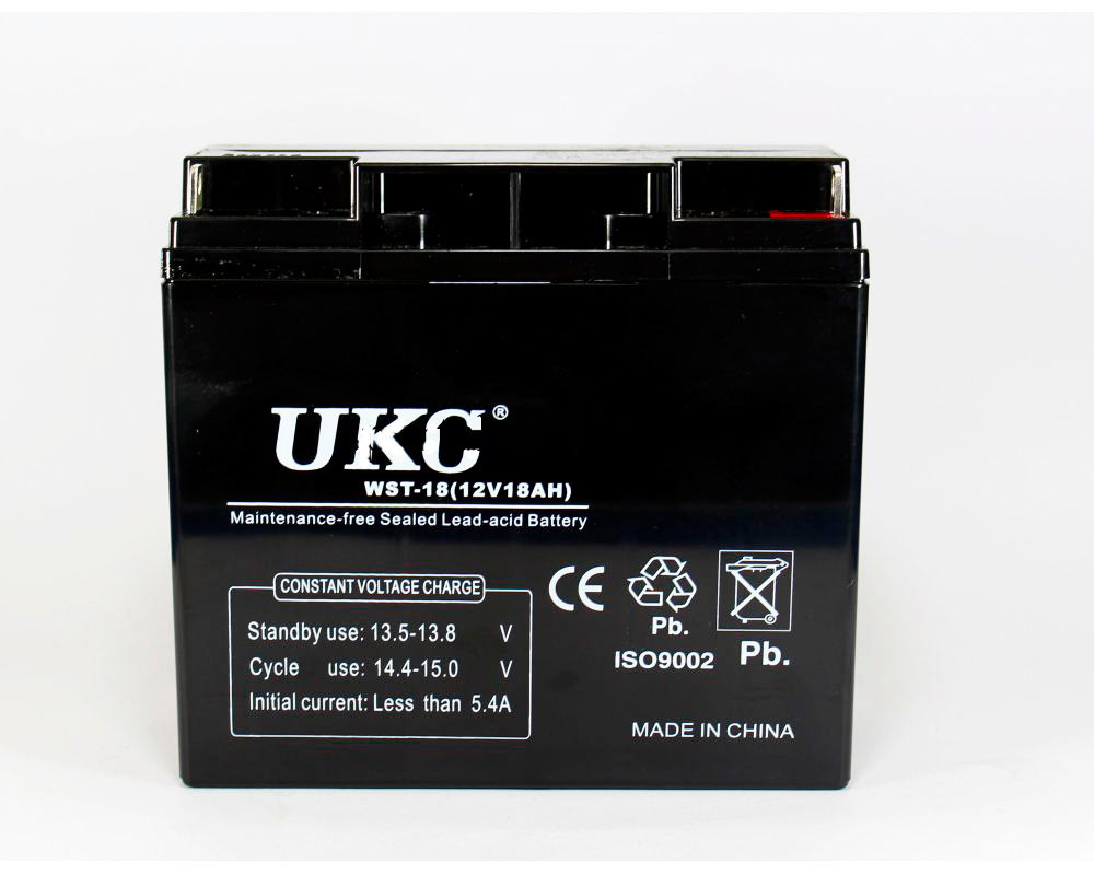 UKC Аккумуляторная батарея 12В 18Ач