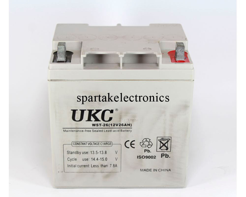 UKC Аккумуляторная батарея 12В 26Ач