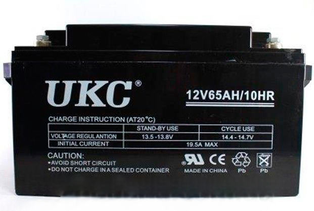 UKC Аккумуляторная батарея 12В 65Ач