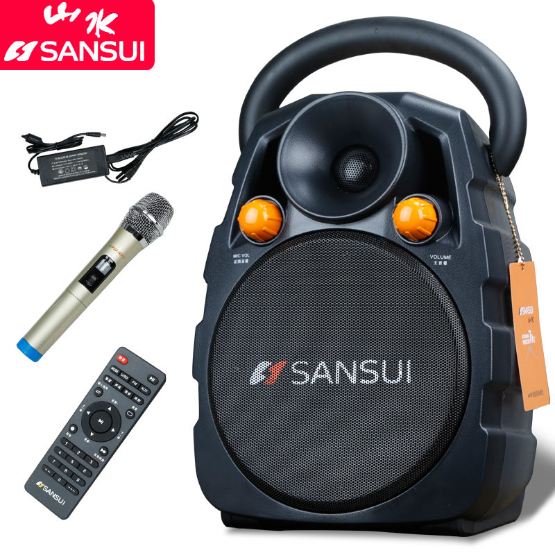 Sansui Акустическая система автономная Sansui SS3-06 с микрофоном аккумуляторная акустика 1 микрофон art.565391