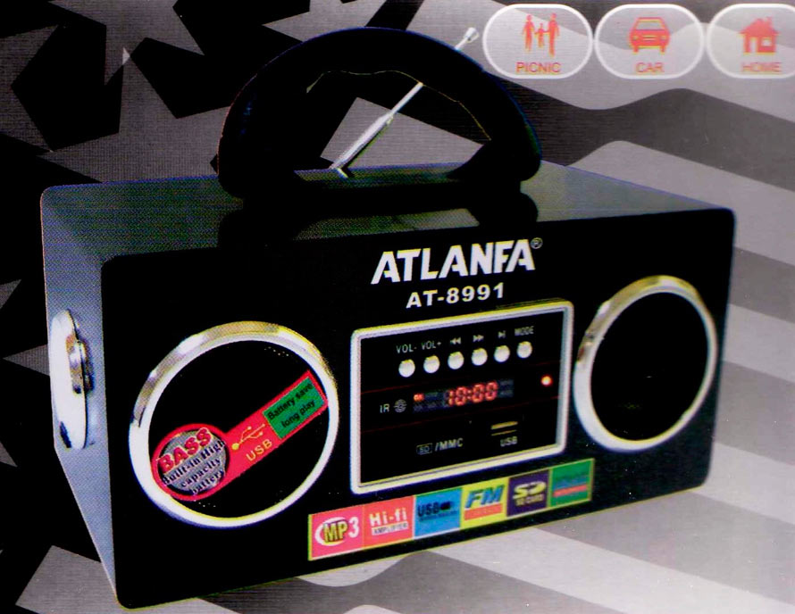 Atlanfa Портативная акустика AT-8991