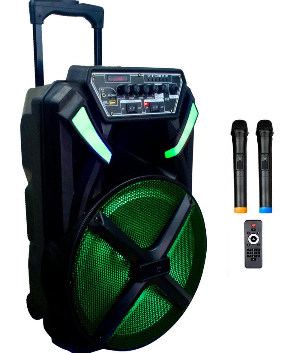 BIG Акустическая система автономная BIG BIG300BAT Колонка с микрофонами и аккумулятором art.565327