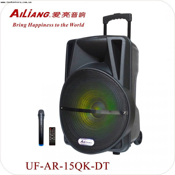 Ailiang Автономная колонка с аккумулятором UF AR12QK DT радиомикрофон
