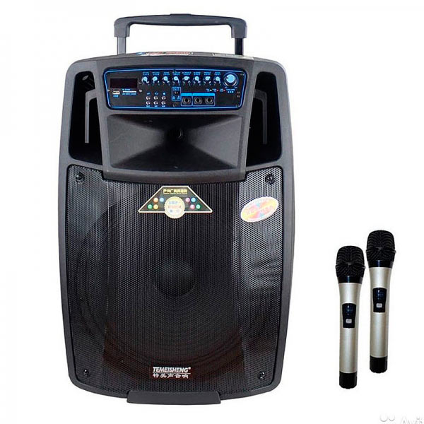 Temeisheng Автономная колонка с аккумулятором SL1501 2 радиомикрофона
