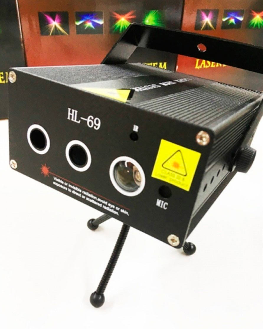 Euroline Лазерный проектор HL-69 + прожектор синего цвета