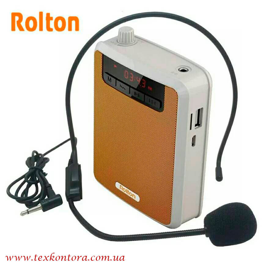 Rolton Поясной мегафон для экскурсоводов Rolton K-300