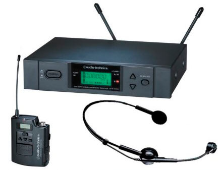 Audio-Technica Радиомикрофон с оголовьем ATW-3110b/HC1