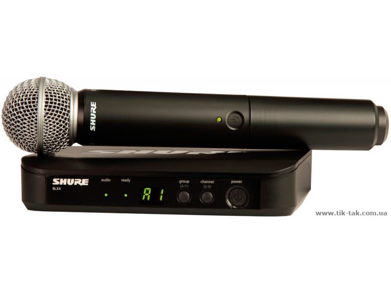SHURE Радиосистема BLX24ESM58 с ручным микрофоном