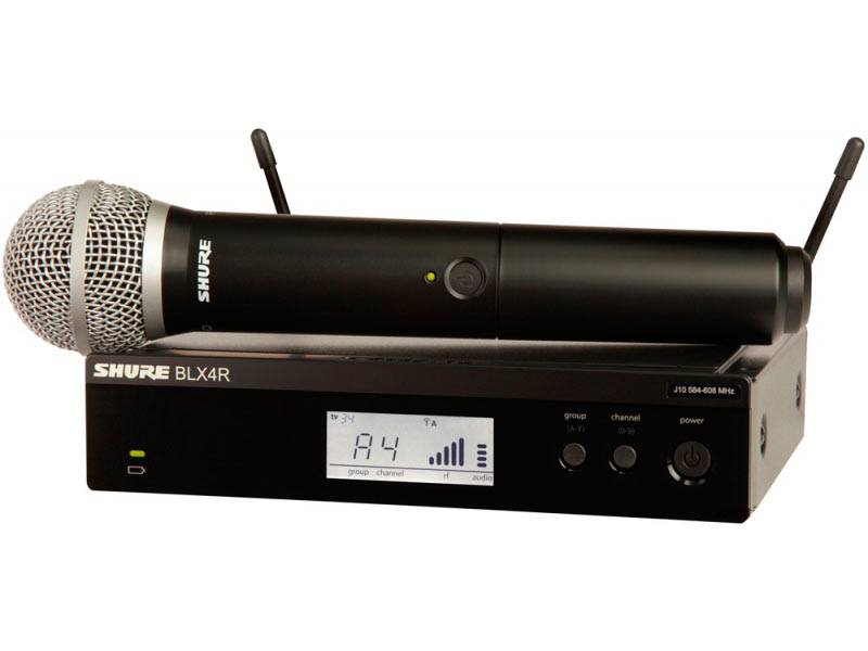 SHURE Радиосистема BLX24REPG58 с ручным микрофоном
