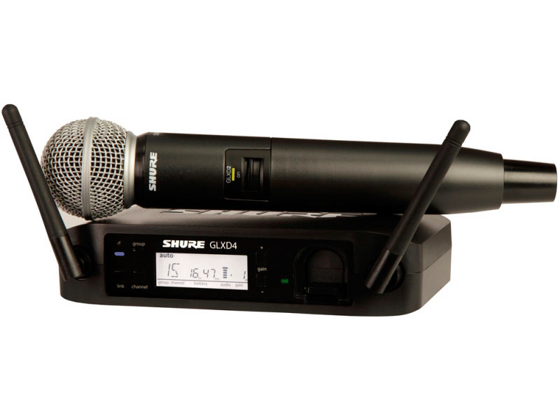 SHURE Радиосистема SHURE GLXD24E/SM58 с ручным микрофоном art.519219