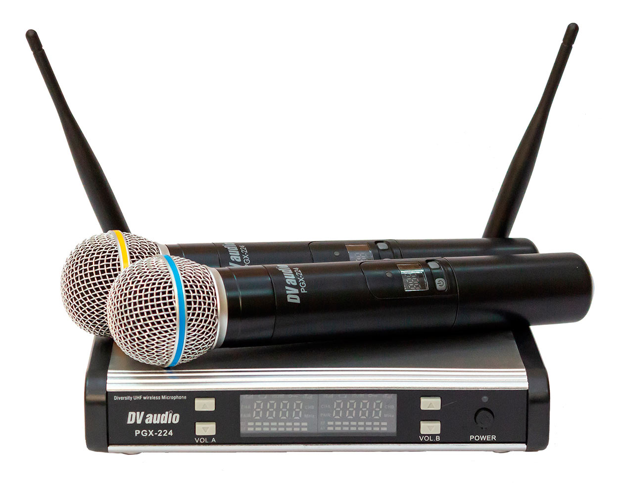 DV Audio Радиосистема DV audio PGX224 Dual Микрофонная на 2 радиомикрофона art.519438