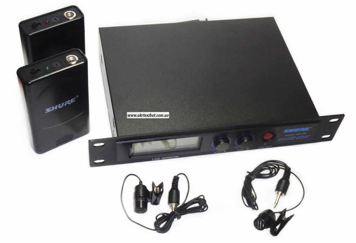 UKC Радиосистема UHF-3. 2 петличных микрофона