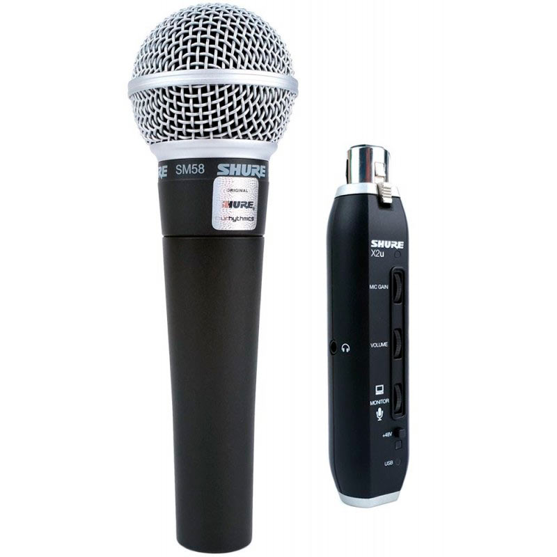 SHURE Микрофон вокальный SM58-X2u Bundle