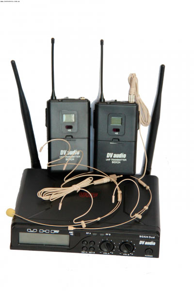 DV Audio Поясной передатчик и гарнитура для радиосистемы BGX-24, UHF