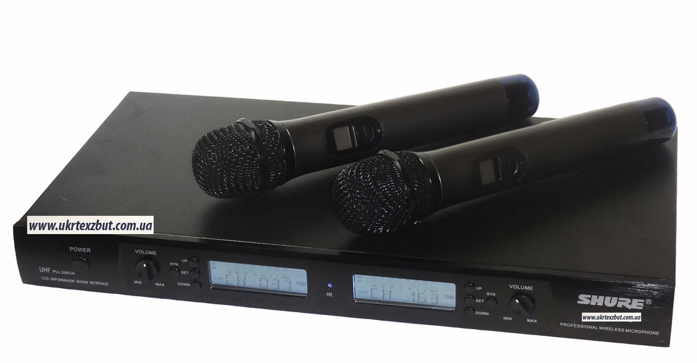 UKC Радиосистема 2 радиомикрофона UHF-SM58