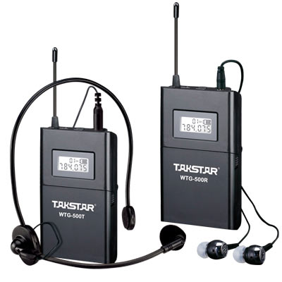 Takstar Радиосистемы для экскурсий Takstar WTG500 Беспроводная система гида приемник и передатчик