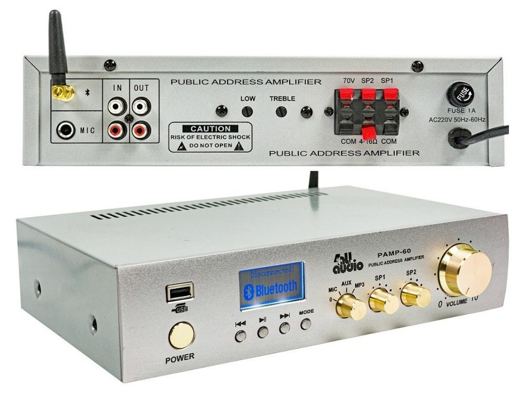 4All Audio Трансляционный усилитель PAMP-60 Bluetooth