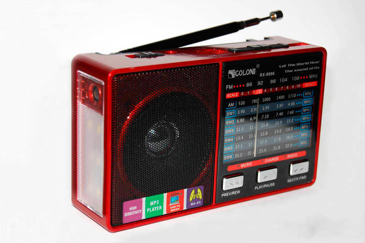 Golon Портативный радиоприемник USB RX-8866