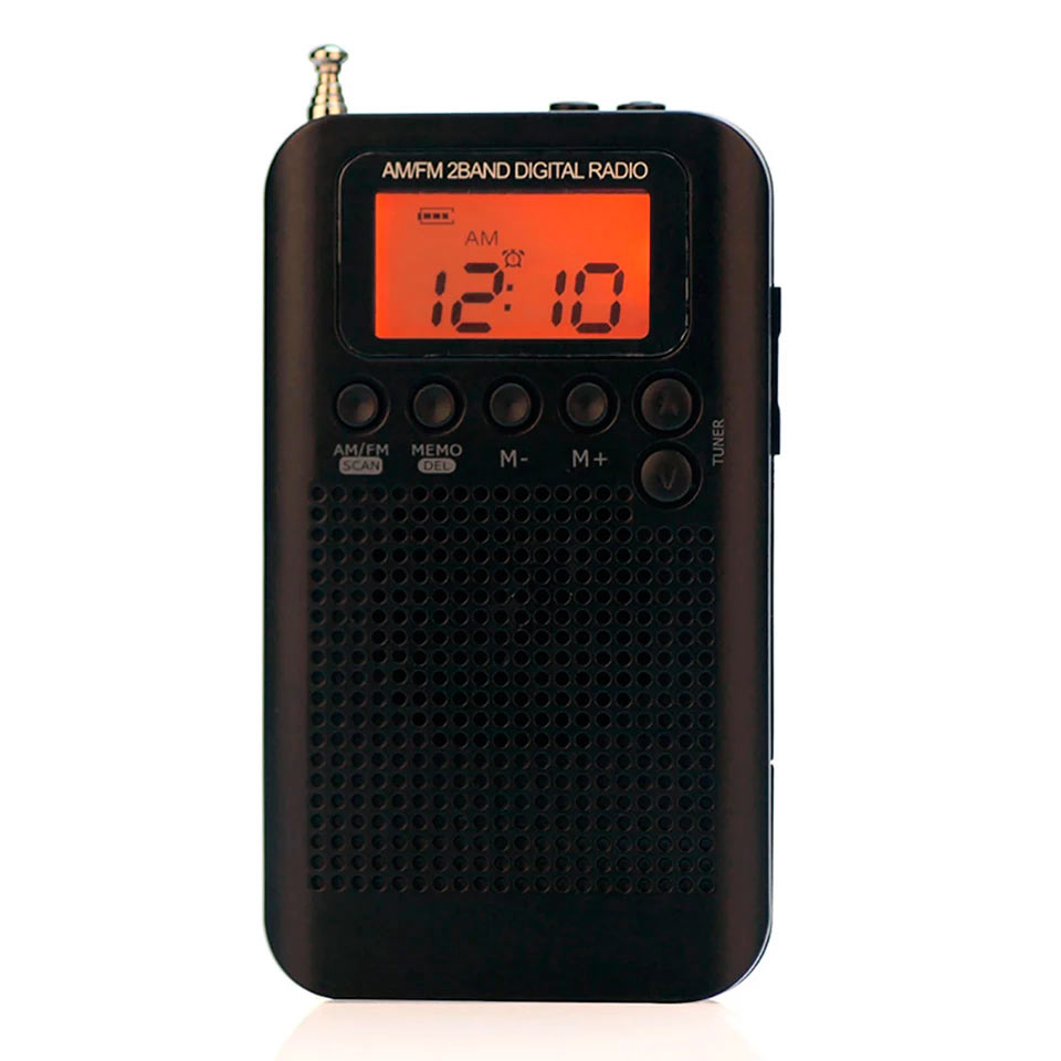 TIVDIO Радиоприемник HRD-104. Цифровой радиоприемник FM/AM