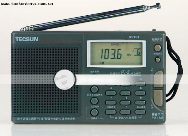 Tecsun Радиоприемник цифровой Tecsun PL-757