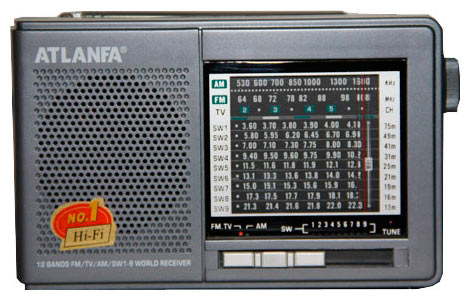 Atlanfa Радио AT-802. Радиоприемник