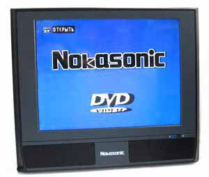 Nokasonic DVD tv портативный NK1238