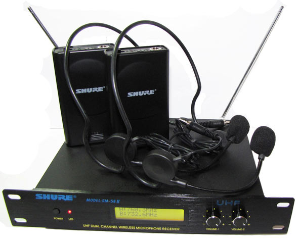 UKC Радиомикрофоны головные UHF headset mic