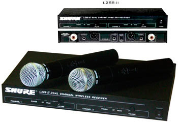 SHURE Радиомикрофоны SM58 (LX88-II)-2