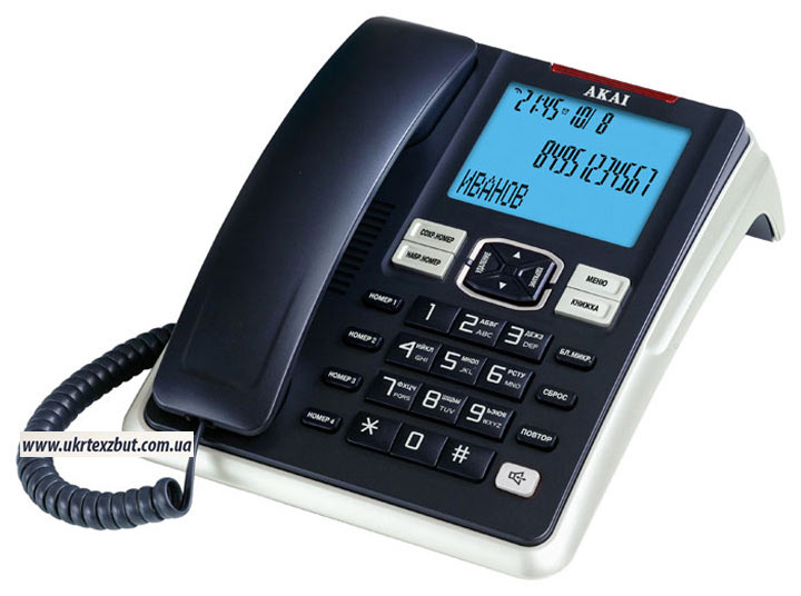 AKAI Телефон домашний с определителем номера AT-A19CJ