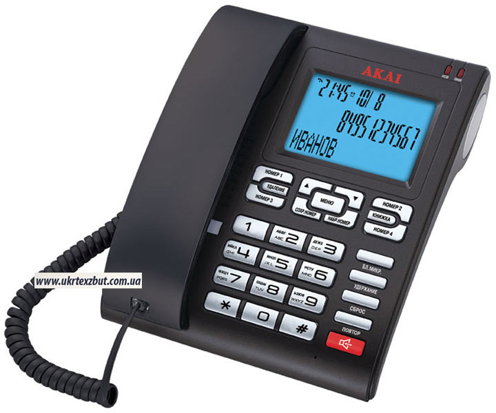 AKAI Телефон офисный с определителем номера AT-A25BS