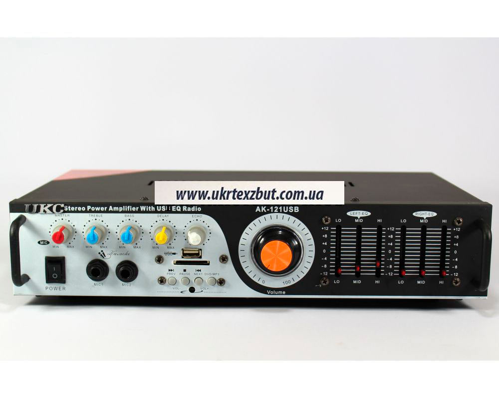AMC Микшерный пульт с усилителем AK121 USB FM