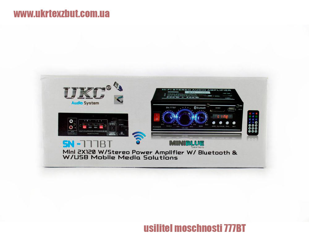 UKC Усилитель мощности AV777BT Bluetooth